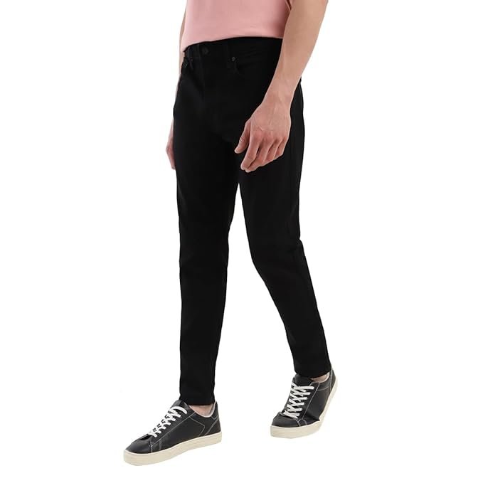 Men's Slim Tapered Fit Mid-Rise Jeans - Image 4