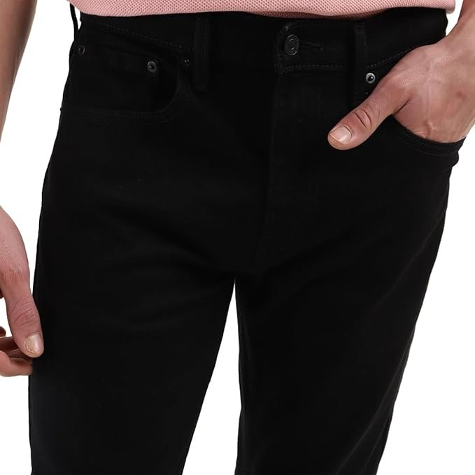 Men's Slim Tapered Fit Mid-Rise Jeans - Image 3