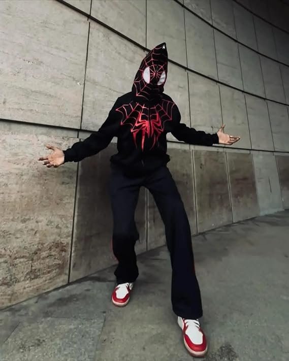 Men's Cotton Spiderman Full Zipped Hoodies Trendy and Comfortable - Image 5