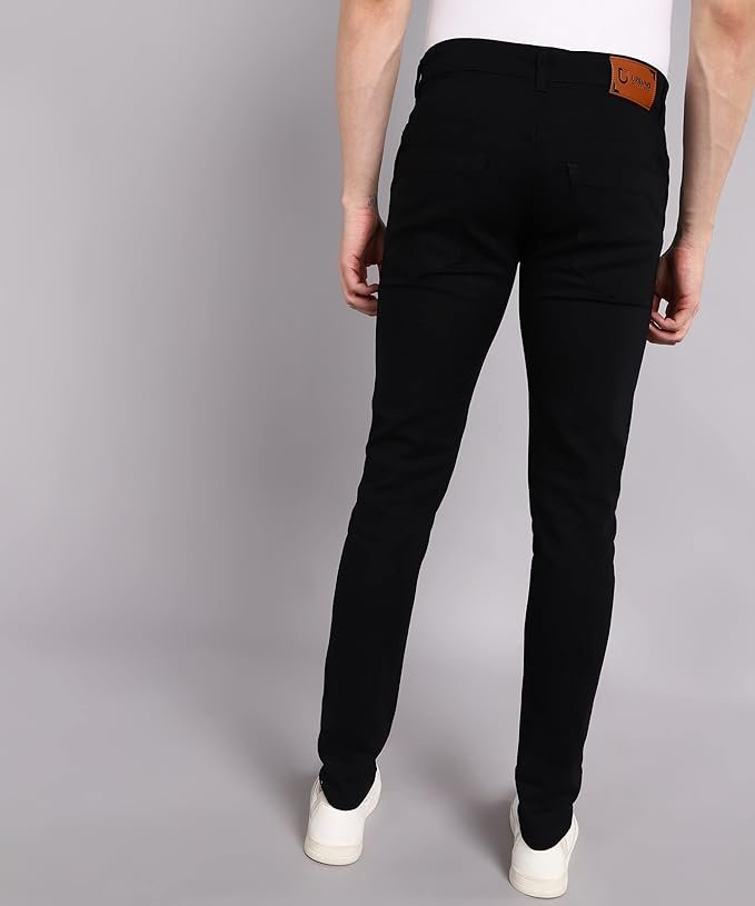Men's Slim Fit Washed Jeans Stretchable - Image 4