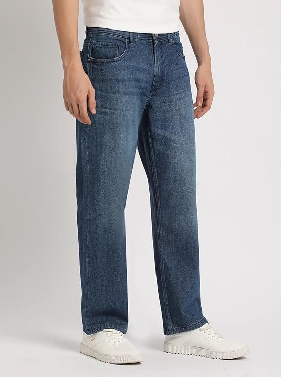 Men Jeans || Relaxed Pants || Denim Baggy Jeans - Image 4